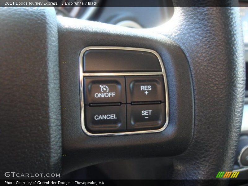 Bianco White / Black 2011 Dodge Journey Express