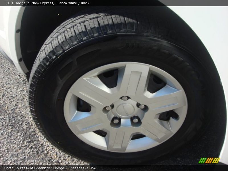 Bianco White / Black 2011 Dodge Journey Express