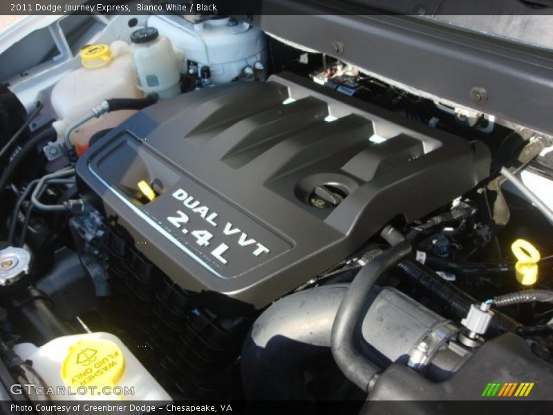 Bianco White / Black 2011 Dodge Journey Express