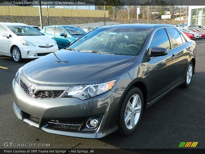 Magnetic Gray Metallic / Black 2012 Toyota Camry SE