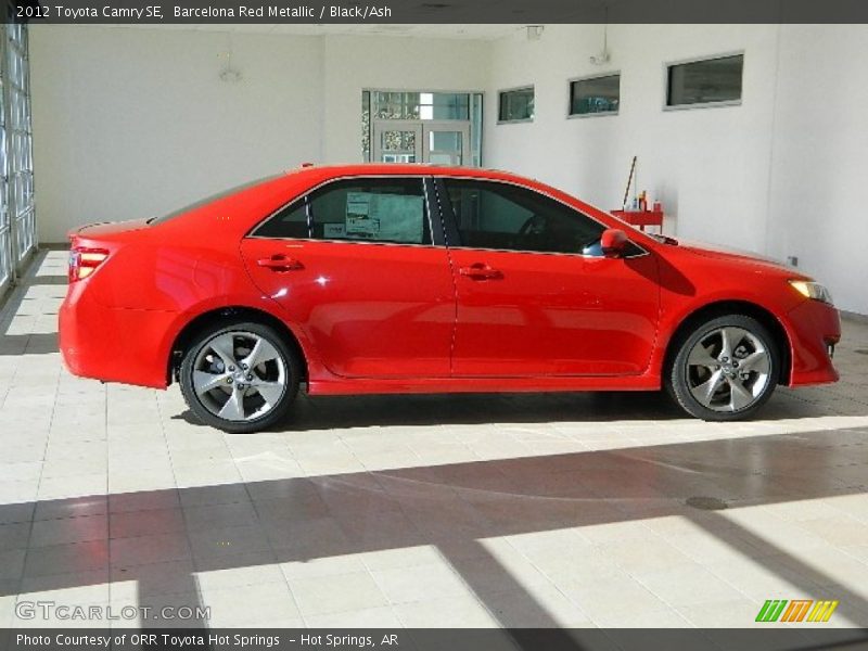 Barcelona Red Metallic / Black/Ash 2012 Toyota Camry SE