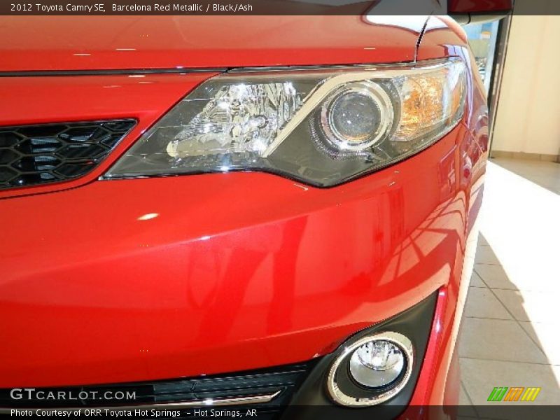 Barcelona Red Metallic / Black/Ash 2012 Toyota Camry SE