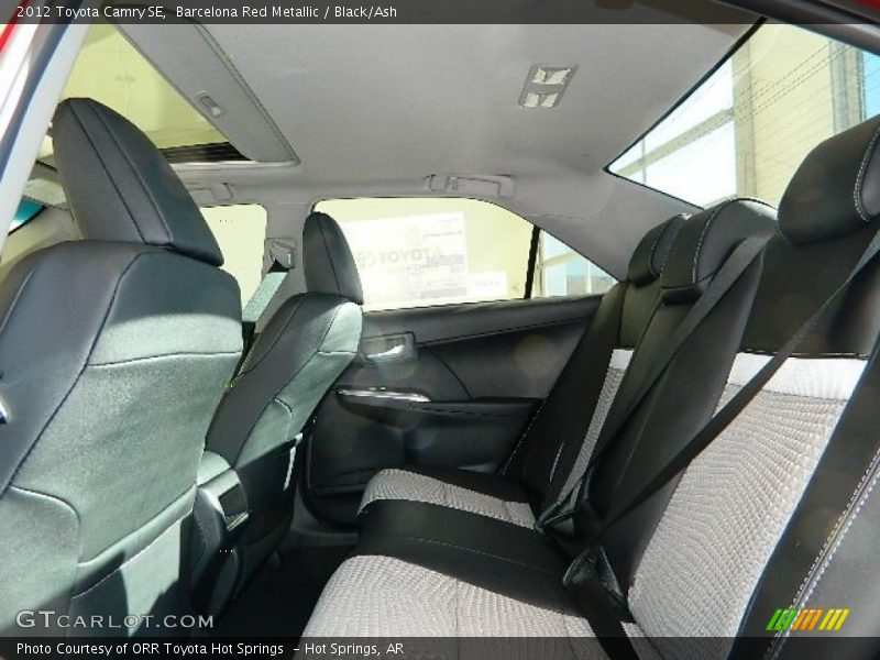 Barcelona Red Metallic / Black/Ash 2012 Toyota Camry SE