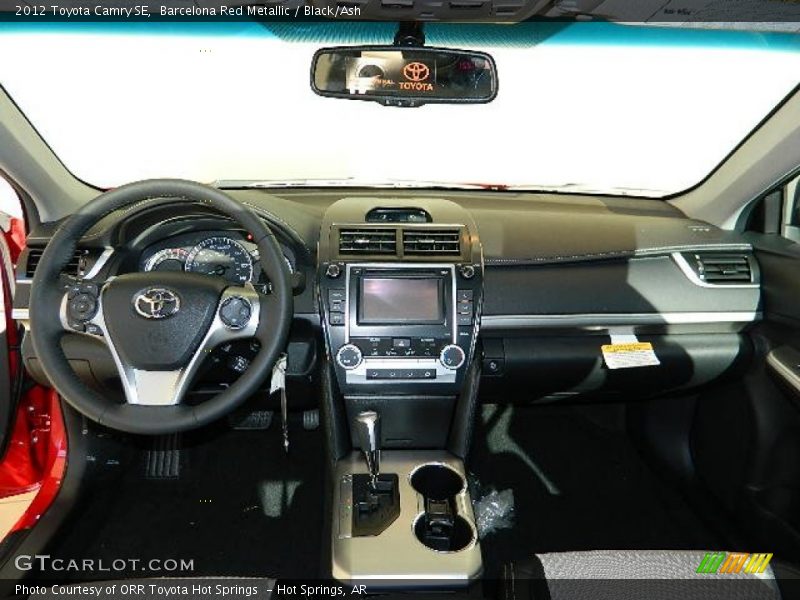 Barcelona Red Metallic / Black/Ash 2012 Toyota Camry SE
