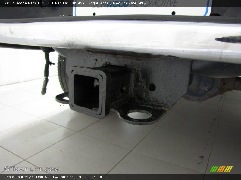 Bright White / Medium Slate Gray 2007 Dodge Ram 1500 SLT Regular Cab 4x4