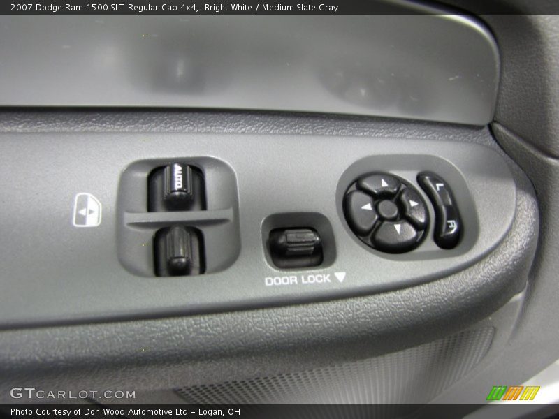 Bright White / Medium Slate Gray 2007 Dodge Ram 1500 SLT Regular Cab 4x4