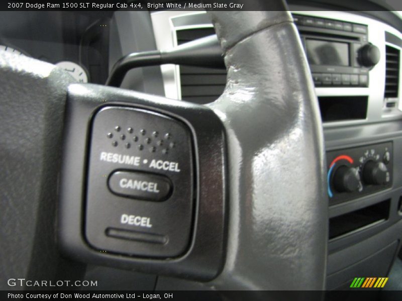 Bright White / Medium Slate Gray 2007 Dodge Ram 1500 SLT Regular Cab 4x4