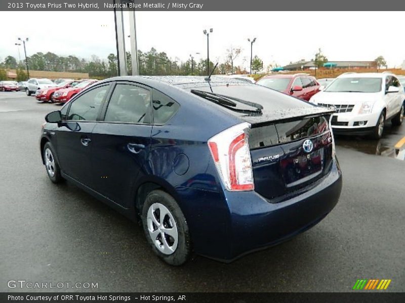 Nautical Blue Metallic / Misty Gray 2013 Toyota Prius Two Hybrid