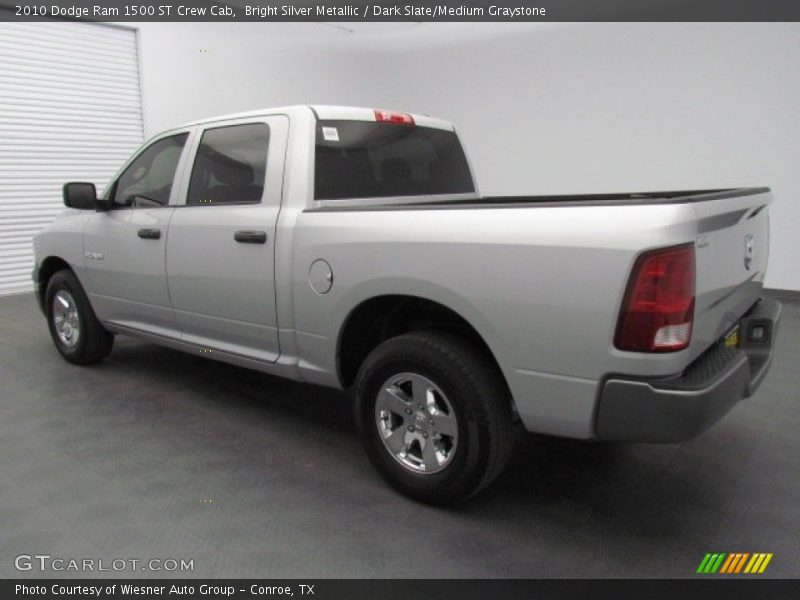 Bright Silver Metallic / Dark Slate/Medium Graystone 2010 Dodge Ram 1500 ST Crew Cab