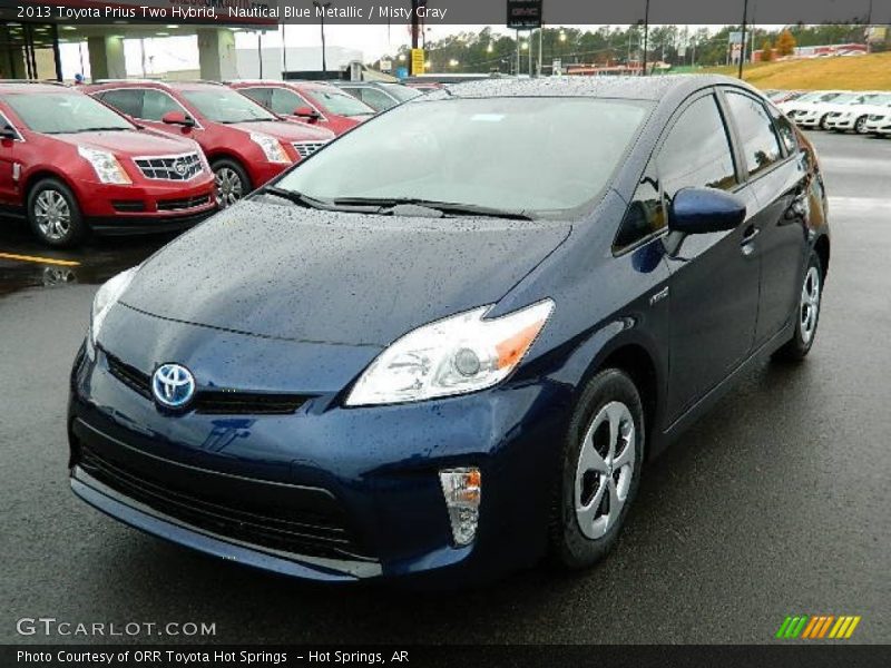 Nautical Blue Metallic / Misty Gray 2013 Toyota Prius Two Hybrid