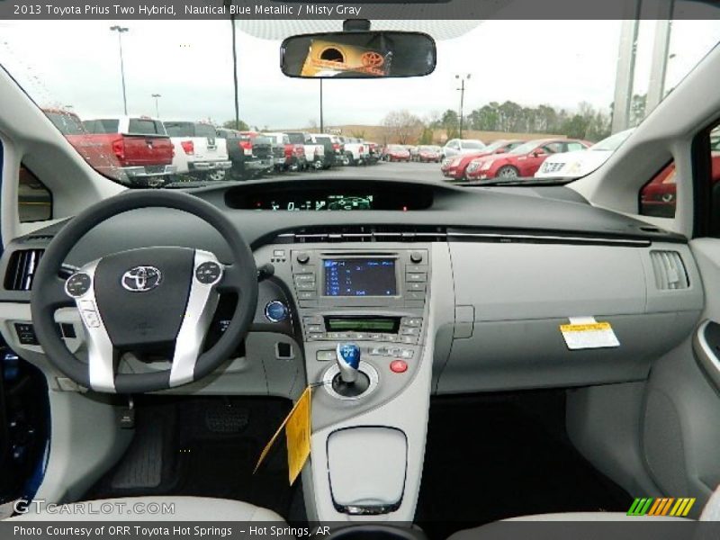 Nautical Blue Metallic / Misty Gray 2013 Toyota Prius Two Hybrid