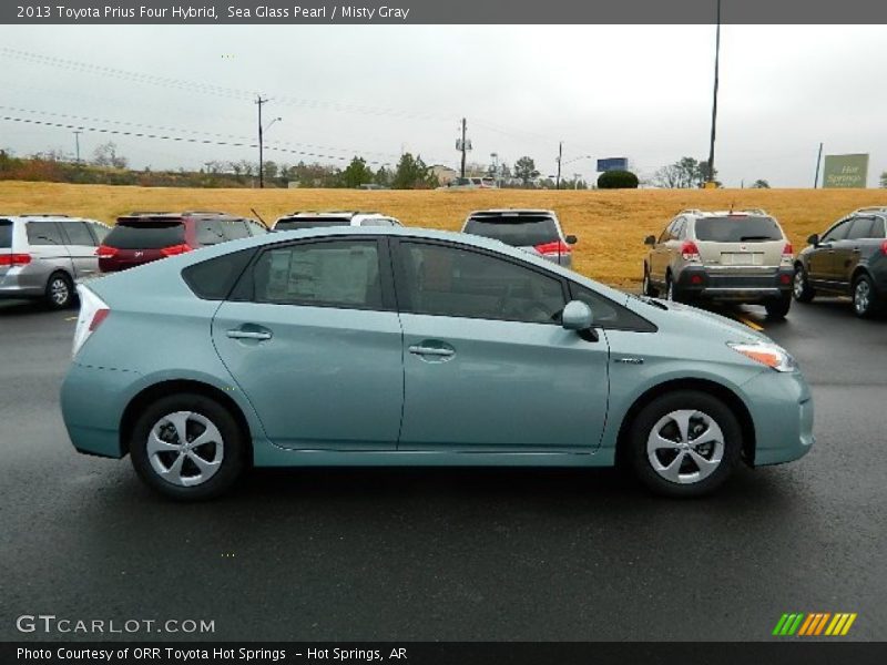 Sea Glass Pearl / Misty Gray 2013 Toyota Prius Four Hybrid