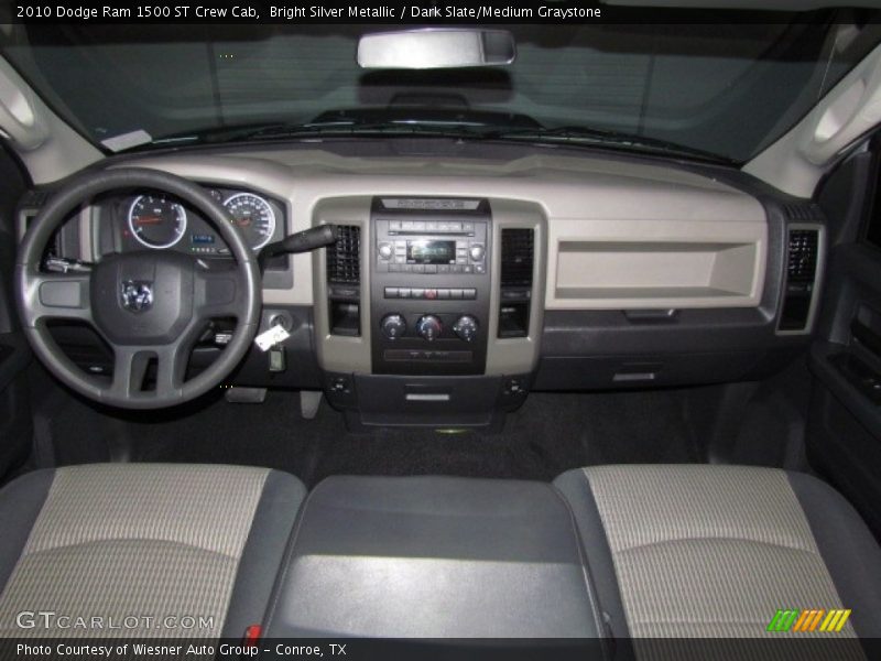 Bright Silver Metallic / Dark Slate/Medium Graystone 2010 Dodge Ram 1500 ST Crew Cab