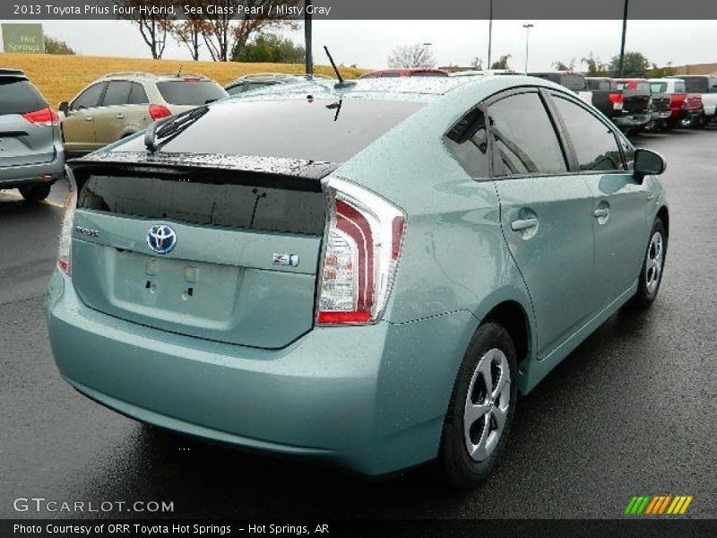 Sea Glass Pearl / Misty Gray 2013 Toyota Prius Four Hybrid