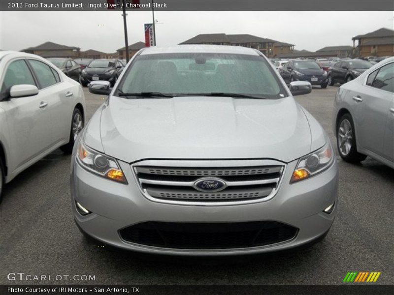 Ingot Silver / Charcoal Black 2012 Ford Taurus Limited