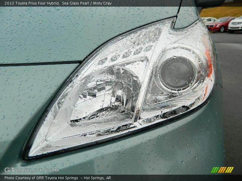 Sea Glass Pearl / Misty Gray 2013 Toyota Prius Four Hybrid