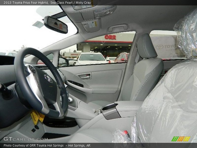 Sea Glass Pearl / Misty Gray 2013 Toyota Prius Four Hybrid
