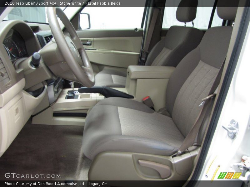 Stone White / Pastel Pebble Beige 2010 Jeep Liberty Sport 4x4