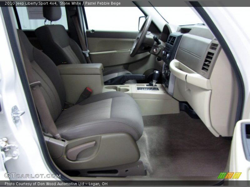 Stone White / Pastel Pebble Beige 2010 Jeep Liberty Sport 4x4