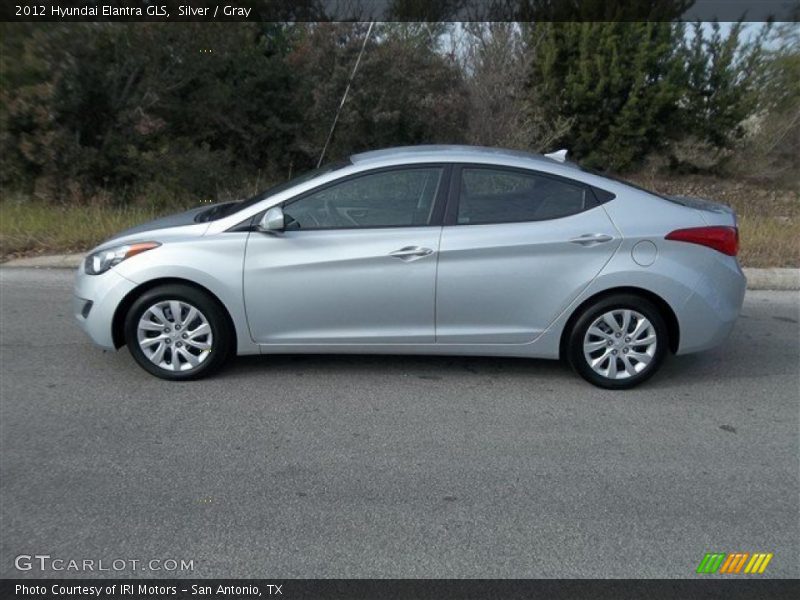 Silver / Gray 2012 Hyundai Elantra GLS