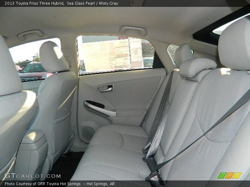 Sea Glass Pearl / Misty Gray 2013 Toyota Prius Three Hybrid