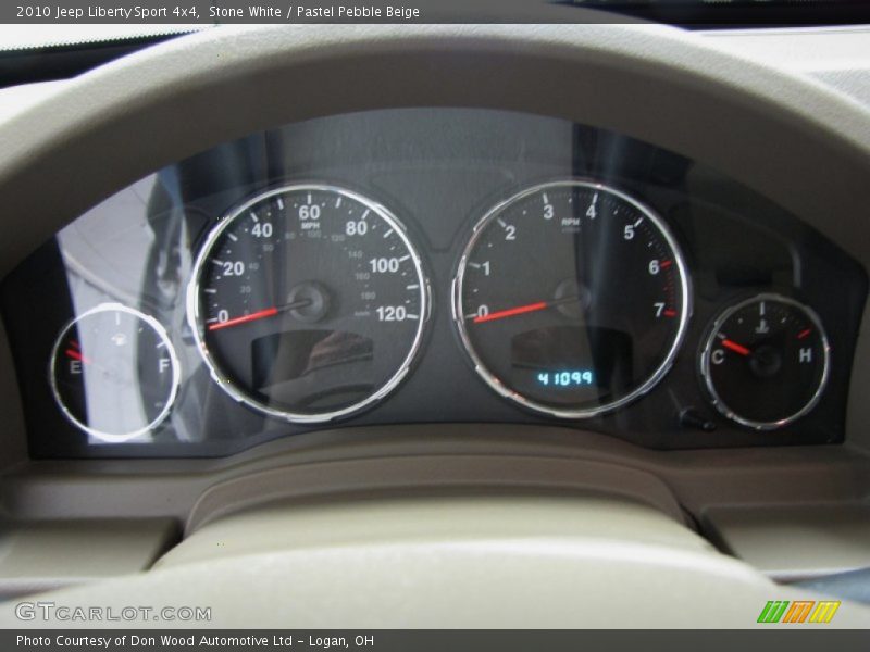 Stone White / Pastel Pebble Beige 2010 Jeep Liberty Sport 4x4