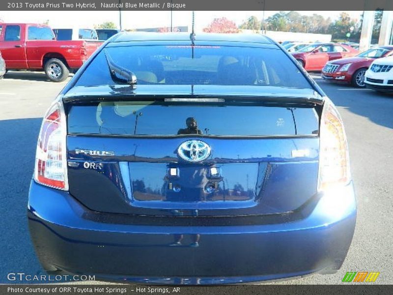 Nautical Blue Metallic / Bisque 2013 Toyota Prius Two Hybrid