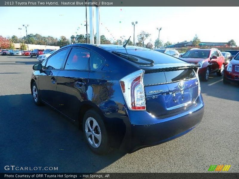 Nautical Blue Metallic / Bisque 2013 Toyota Prius Two Hybrid