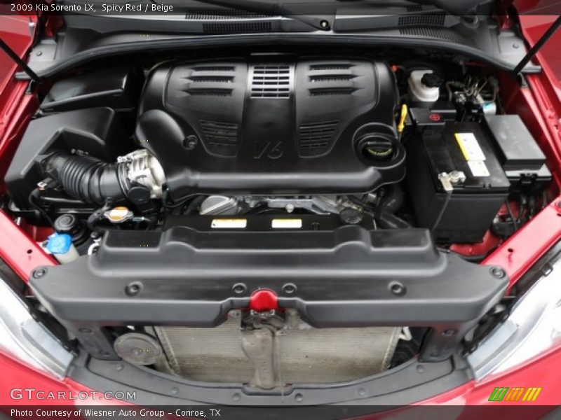Spicy Red / Beige 2009 Kia Sorento LX