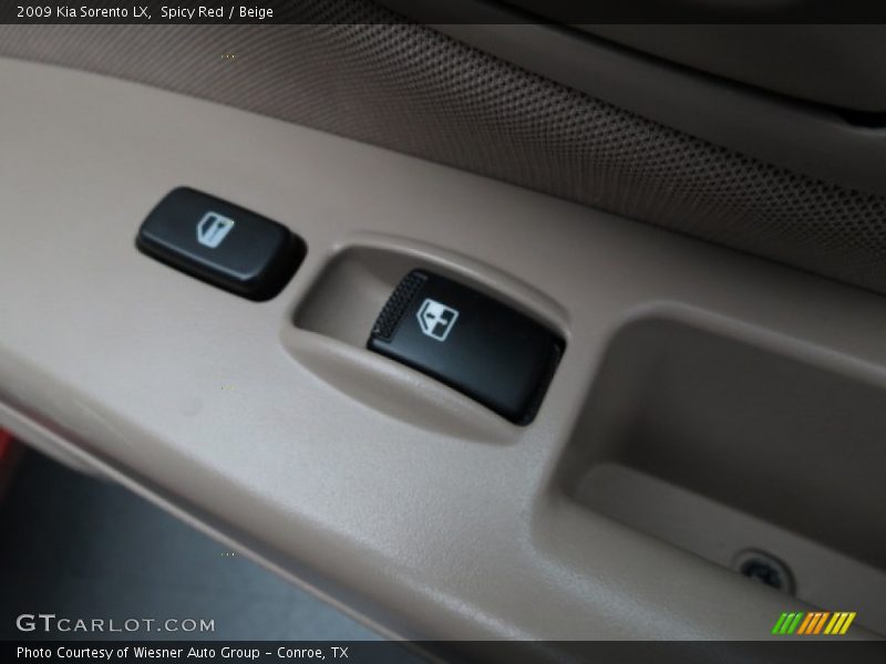 Spicy Red / Beige 2009 Kia Sorento LX