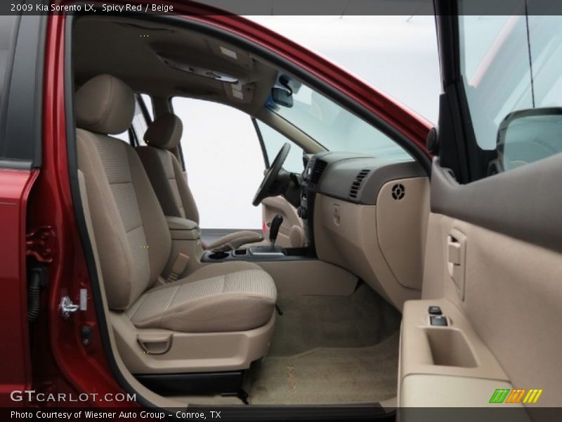 Spicy Red / Beige 2009 Kia Sorento LX