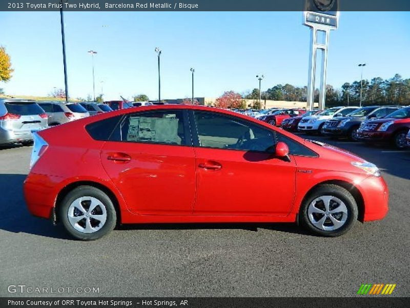 Barcelona Red Metallic / Bisque 2013 Toyota Prius Two Hybrid