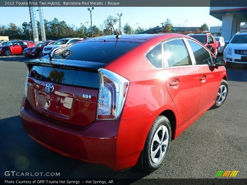 Barcelona Red Metallic / Bisque 2013 Toyota Prius Two Hybrid