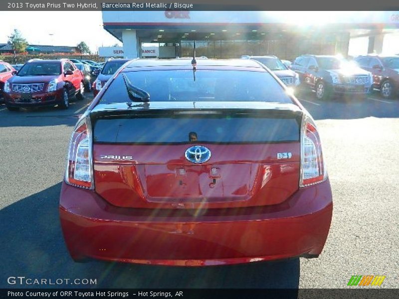 Barcelona Red Metallic / Bisque 2013 Toyota Prius Two Hybrid