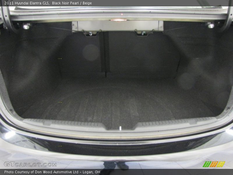 Black Noir Pearl / Beige 2011 Hyundai Elantra GLS