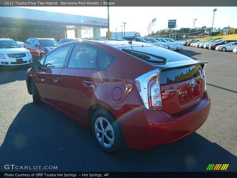 Barcelona Red Metallic / Bisque 2013 Toyota Prius Two Hybrid