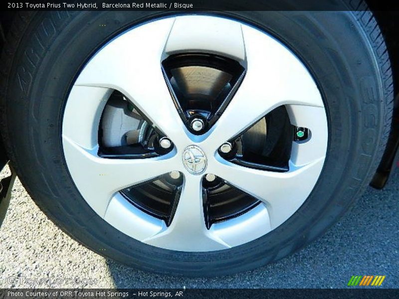 Barcelona Red Metallic / Bisque 2013 Toyota Prius Two Hybrid