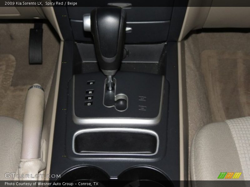 Spicy Red / Beige 2009 Kia Sorento LX