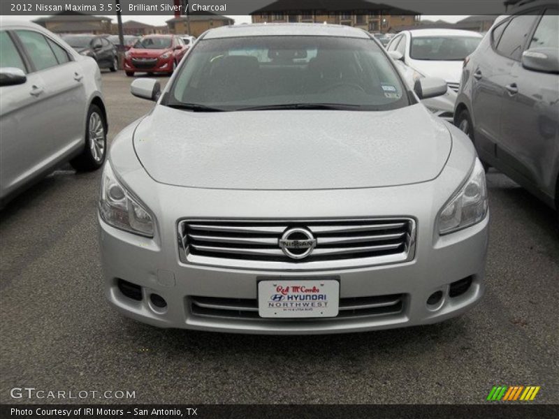 Brilliant Silver / Charcoal 2012 Nissan Maxima 3.5 S