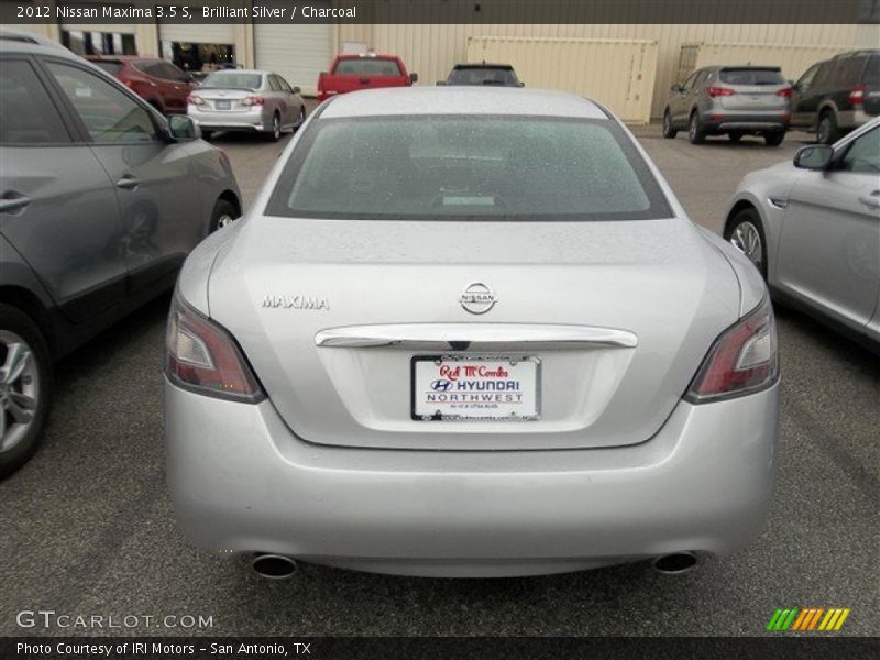 Brilliant Silver / Charcoal 2012 Nissan Maxima 3.5 S