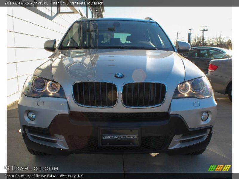 Titanium Silver Metallic / Black 2010 BMW X5 xDrive30i