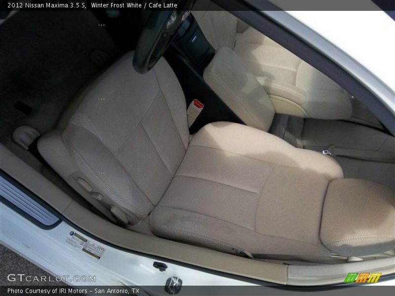 Winter Frost White / Cafe Latte 2012 Nissan Maxima 3.5 S