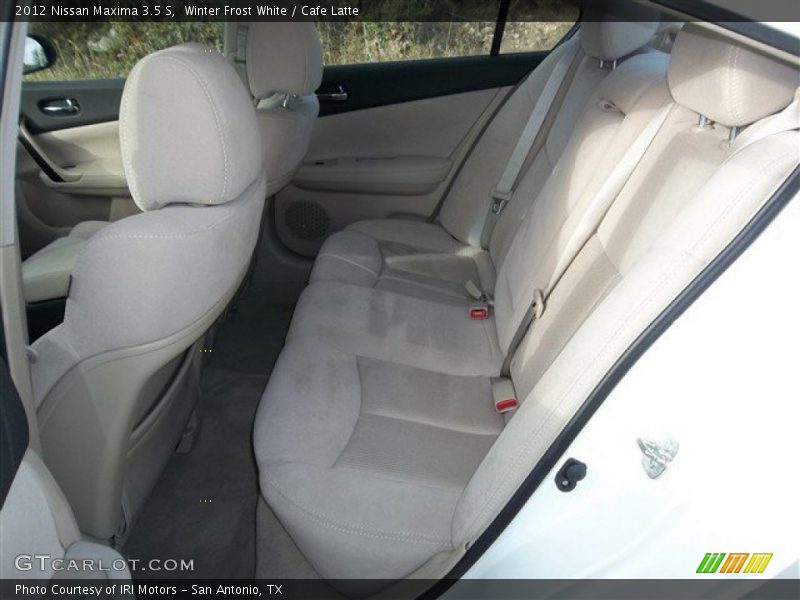 Winter Frost White / Cafe Latte 2012 Nissan Maxima 3.5 S