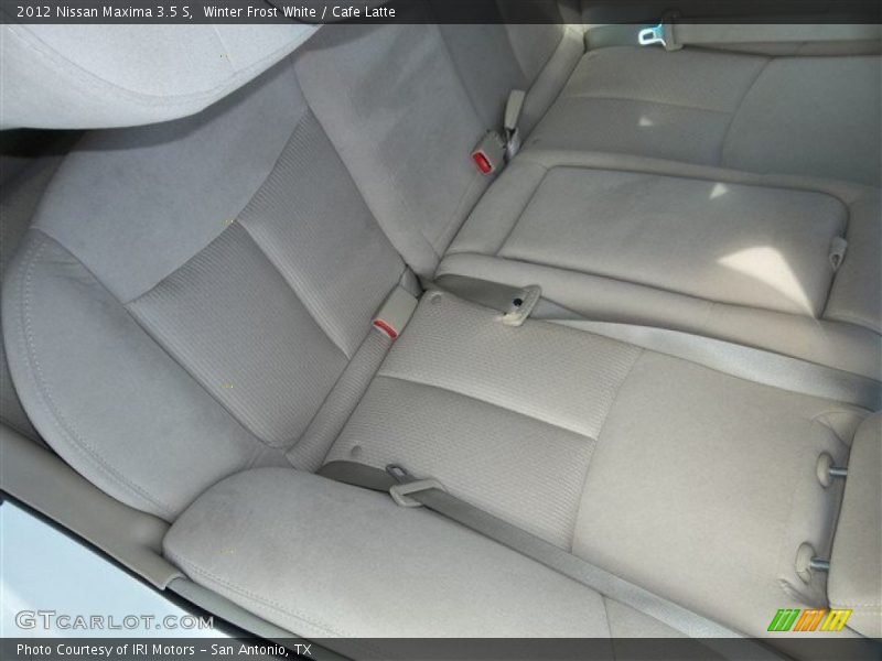 Winter Frost White / Cafe Latte 2012 Nissan Maxima 3.5 S