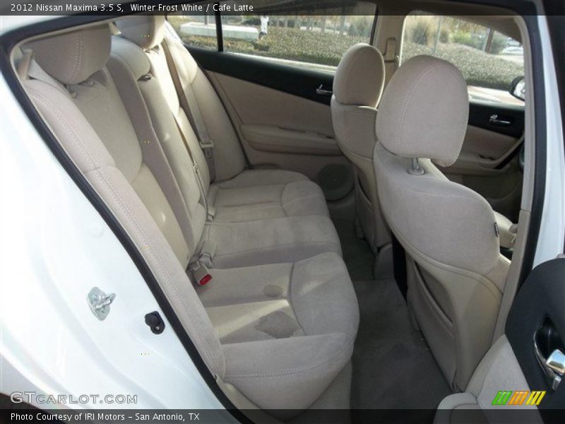 Winter Frost White / Cafe Latte 2012 Nissan Maxima 3.5 S