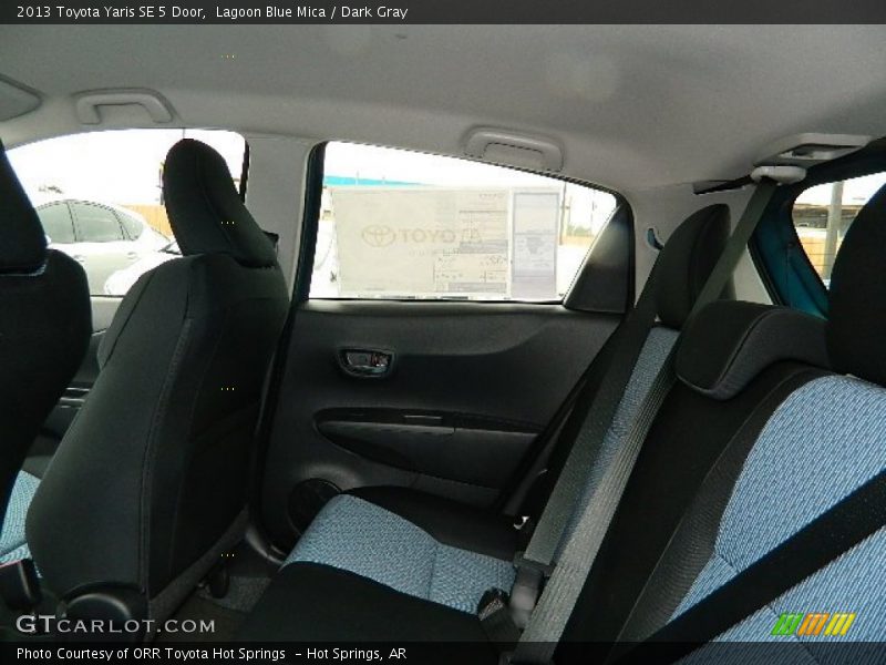 Rear Seat of 2013 Yaris SE 5 Door