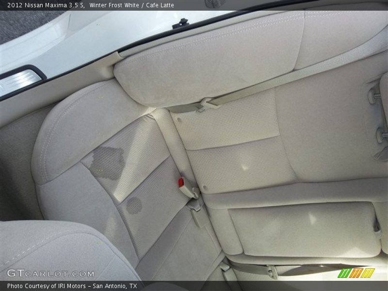 Winter Frost White / Cafe Latte 2012 Nissan Maxima 3.5 S
