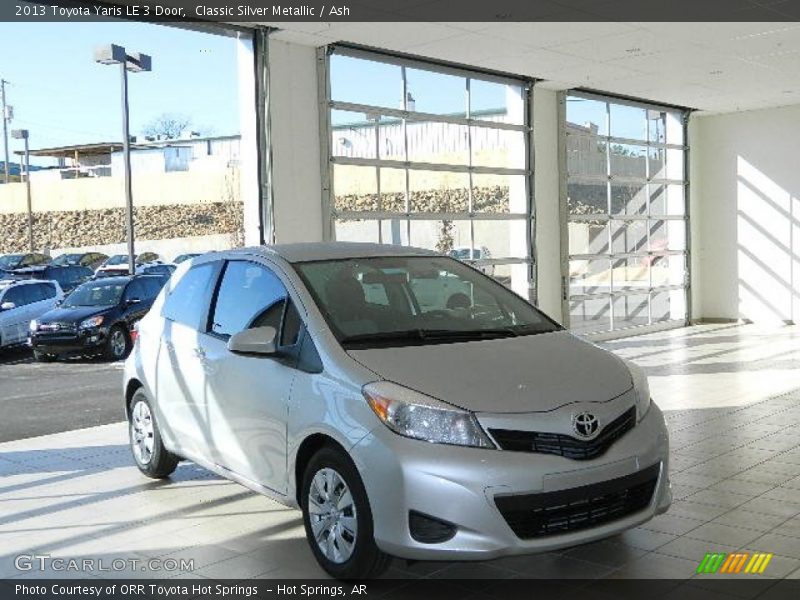 Classic Silver Metallic / Ash 2013 Toyota Yaris LE 3 Door