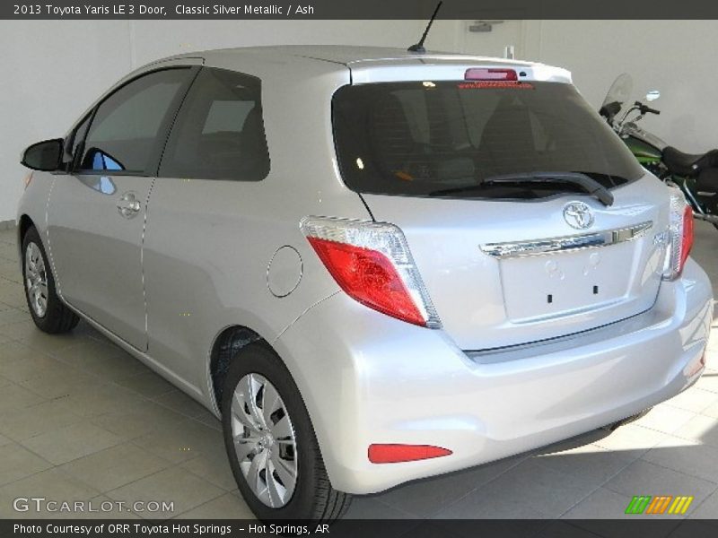 Classic Silver Metallic / Ash 2013 Toyota Yaris LE 3 Door