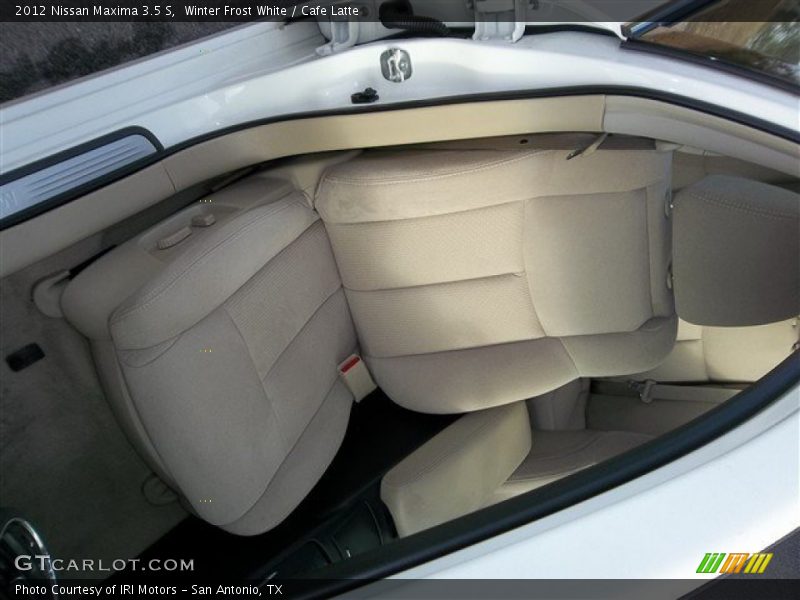 Winter Frost White / Cafe Latte 2012 Nissan Maxima 3.5 S